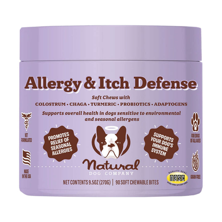 Dog Allergy & Itch Relief Chews – Immune Support & Skin Health (90 Soft Chews)