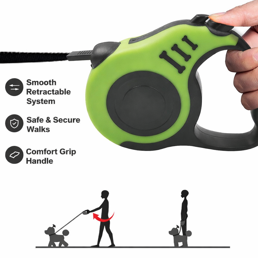 Urban Tangle-Free Retractable Dog Lea