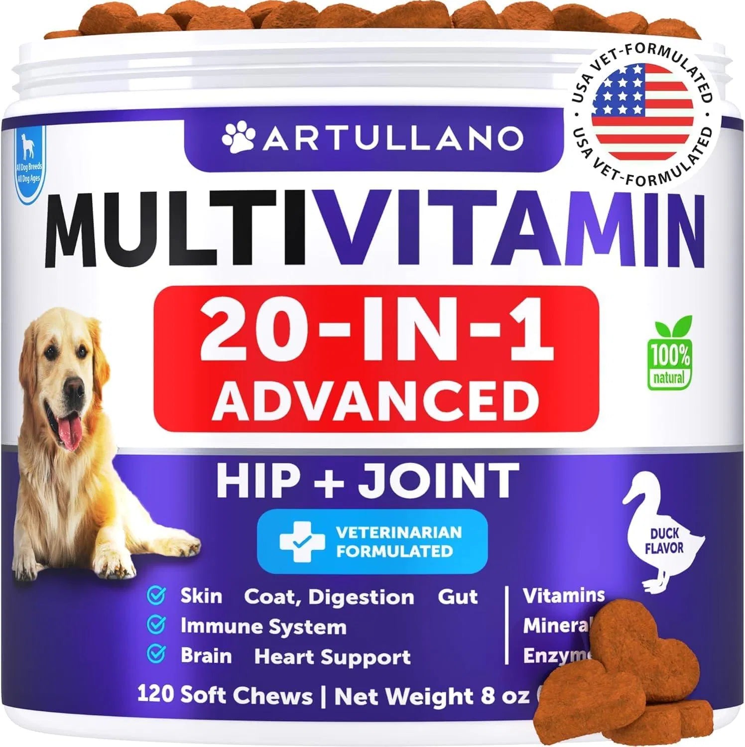 Multivitamin Chews for Dogs – Daily Health & Joint Support